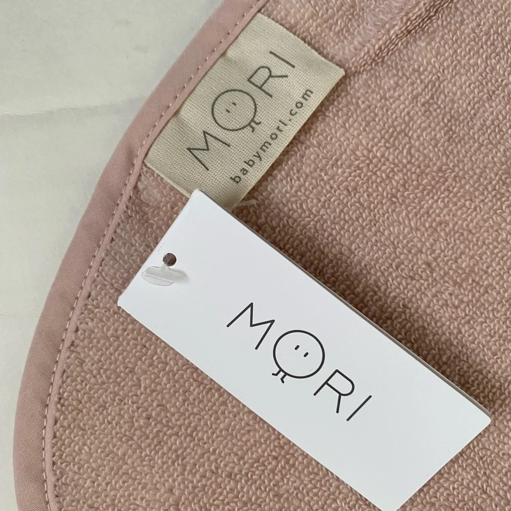 MORI Bunny Hooded Bath Towel and Pre-Washed Muslin Regular Swaddle & Burp Cloth